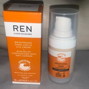 REN brightening dark circle eye cream .5 oz